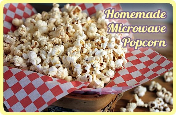 Homemade Microwave Popcorn