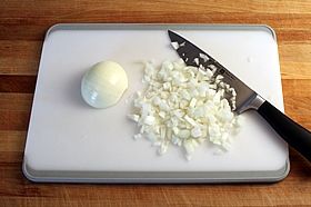 chop onions