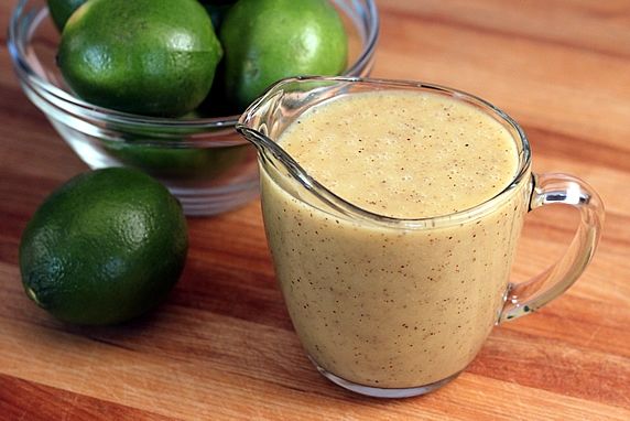 Honey Lime Vinaigrette -- tangy and slightly sweet dressing for salad greens