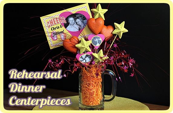 Rehearsal Dinner Centerpieces