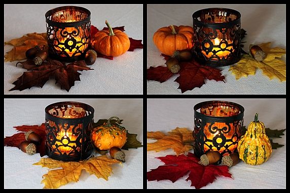 Fall decorating ideas with candles