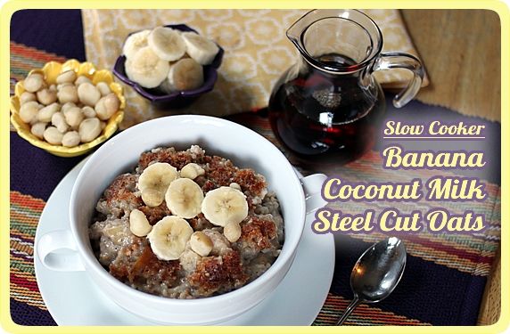 Banana Coconut Milk Oatmeal