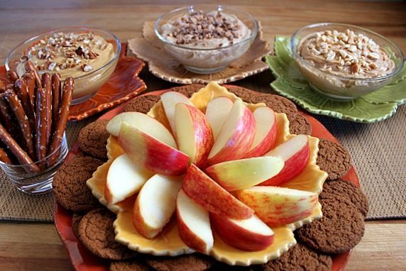 dips with apples