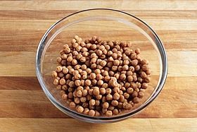 caramel pellets in bowl