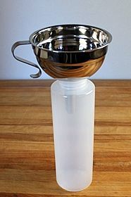 funnel in bottle