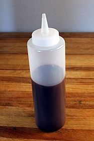 chocolate in bottle