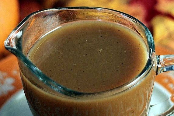 gravy in pitcher gravy in pitcher