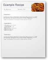 Example Recipe Page