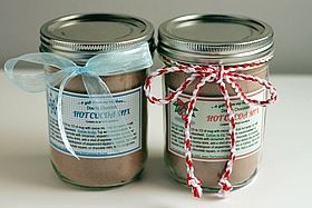 bows on jars