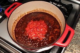 tomatoes in pan