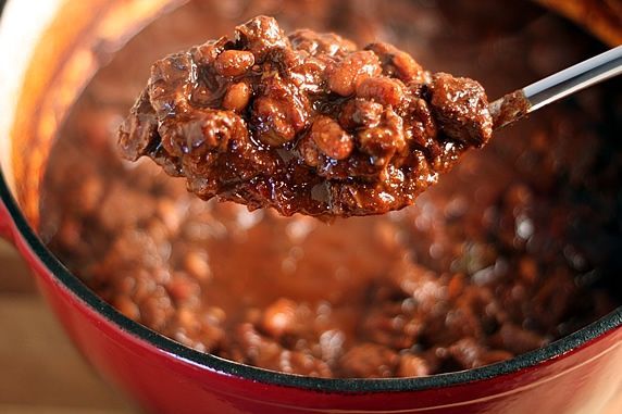 spoonful of Thick & Hearty Steak Chili