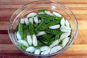 peas in ice