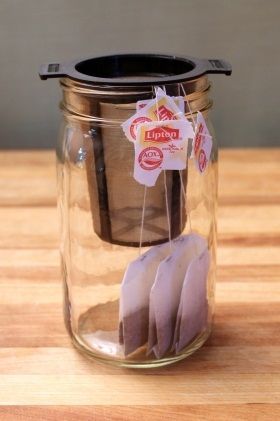 jar w. bags half