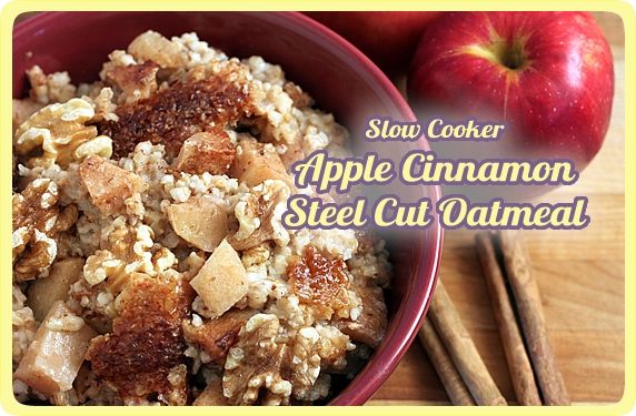 Apple Cinnamon Steel Cut Oatmeal