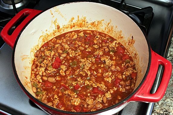 finished chili