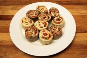 pinwheels on plate