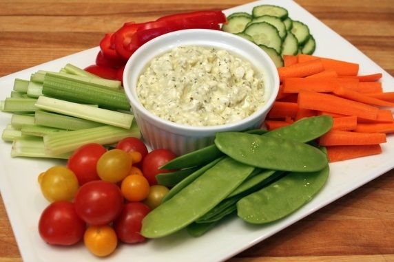 veggie dip opening