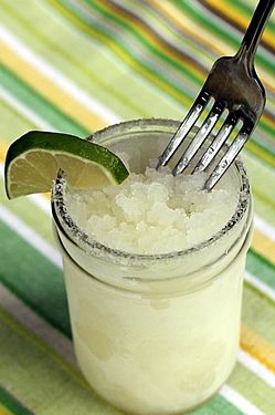 Make-Ahead Frozen Margaritas. Blended, frozen in mason jars, ready to serve. 