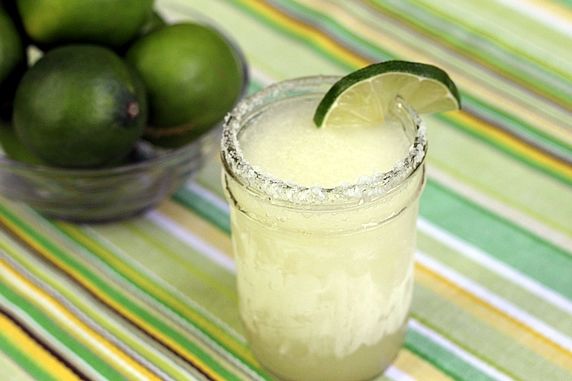 Make-Ahead Frozen Margaritas. Blended, frozen in mason jars, ready to serve. 