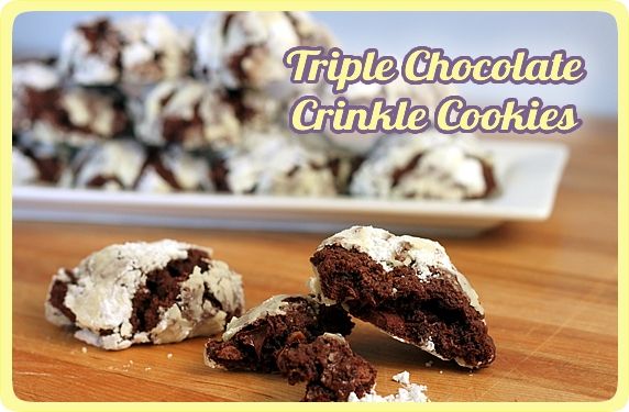 Chocolate Crinkle Cookies