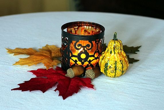 Fall decorating ideas with candles