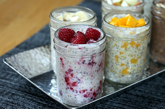 Overnight, No-Cook Refrigerator Oatmeal – A healthy breakfast made in ...