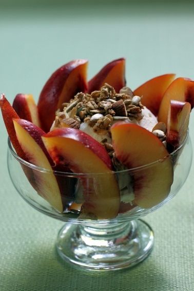 nectarine sundae