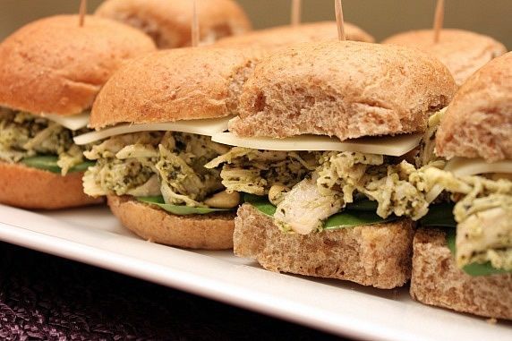 Pesto Chicken Slider Sandwich