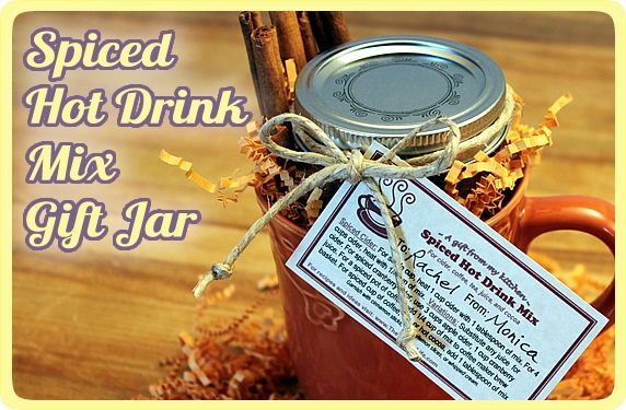 Spiced Hot Drink Mix Jars